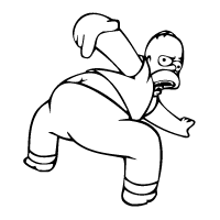 Download Homer Butt Homero Trasero